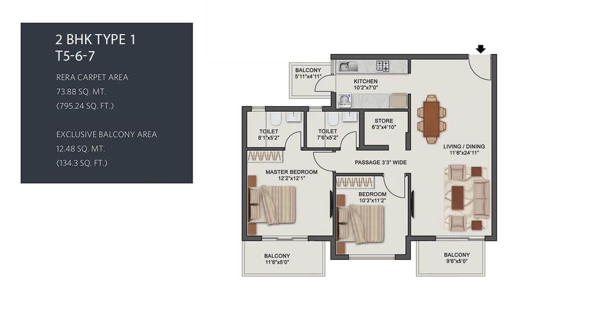 tata value homes new heaven apartment 2 bhk 795sqft 20225215205258