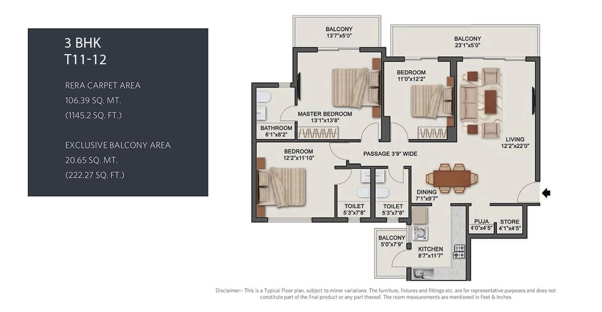 tata value homes new heaven apartment 3 bhk 1145sqft 20225315205341