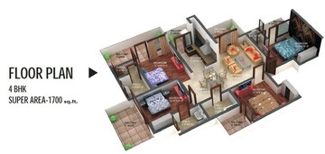  4 BHK Apartment at Yatharth Delhi Heights, Zone P ii – for Sale