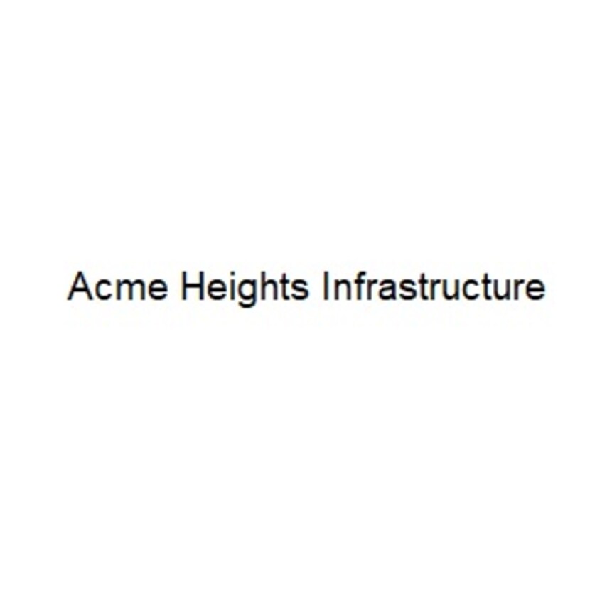 Acme Heights Infrastructure