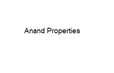 Anand Properties Developer Logo