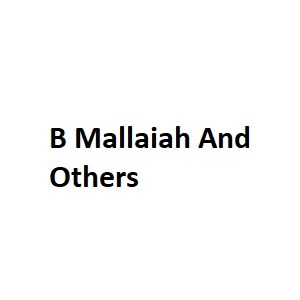 B Mallaiah And Others logo