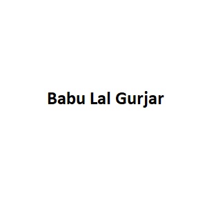 Babu Lal Gurjar
