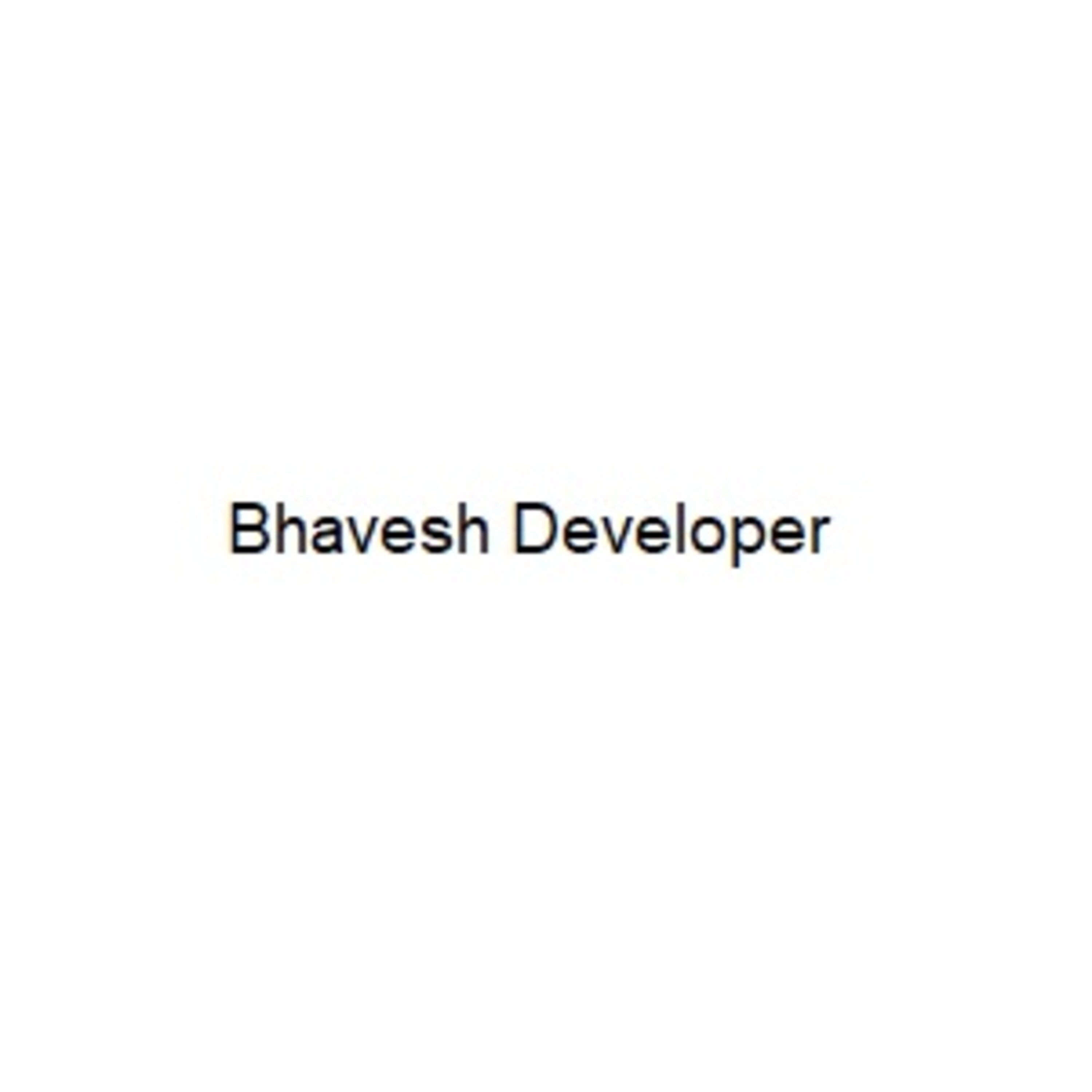 Bhavesh Developer