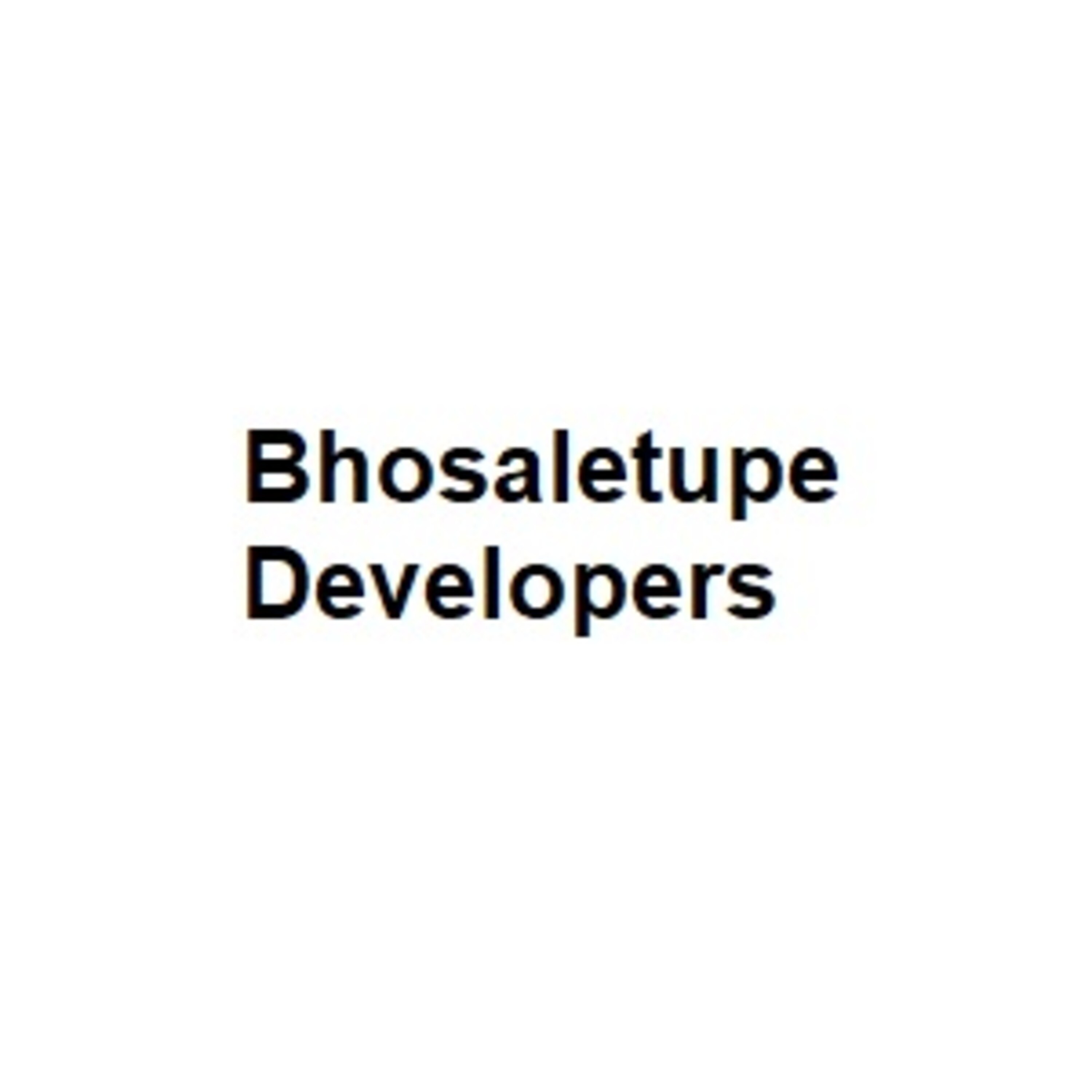 Bhosaletupe Developers