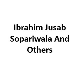 Ibrahim Jusab Sopariwala And Others Ibrahim Jusab Sopariwala And Others Developer Logo