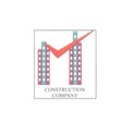 M Construction Company Logo