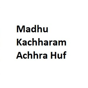 Madhu Kachharam Achhra Huf logo