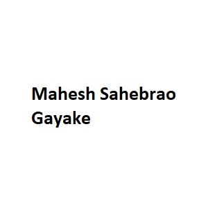 Mahesh Sahebrao Gayake