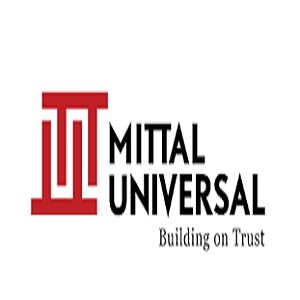 Mittal Universal logo