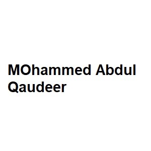 MOhammed Abdul Qaudeer logo