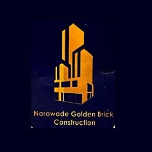 Narawade Golden Brick Construction Logo
