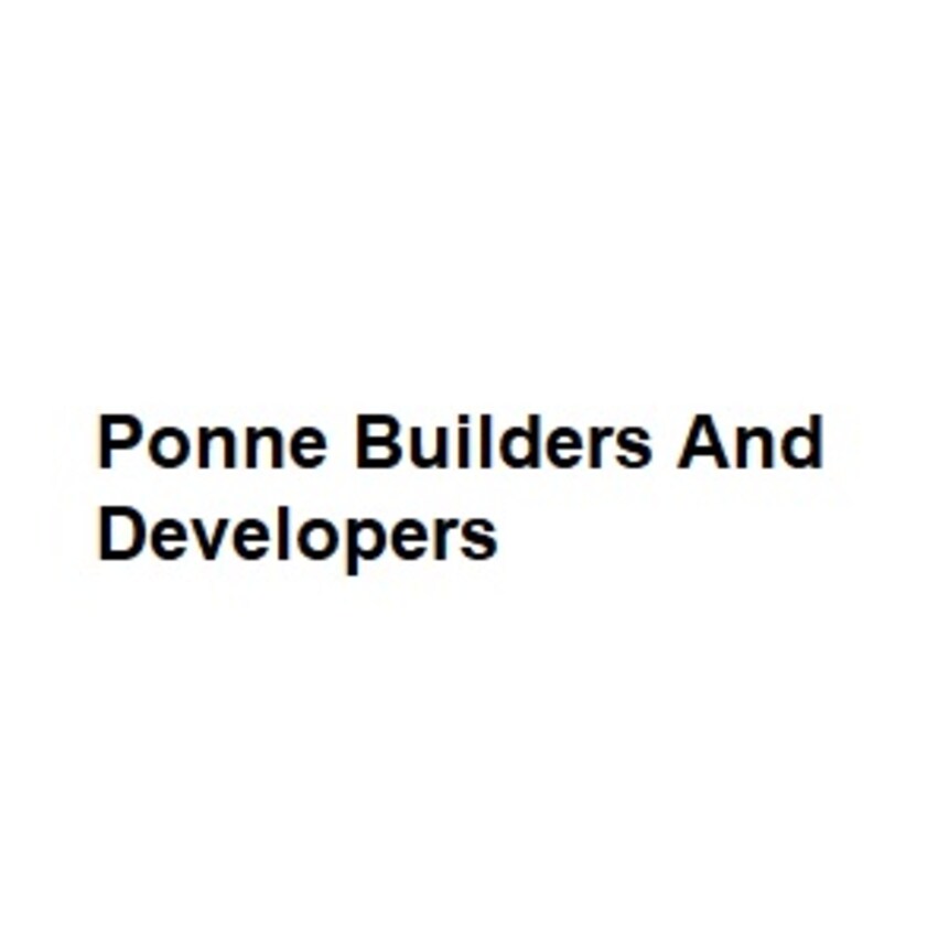 Ponne Builders And Developers