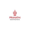 Pranathi Constructions Logo