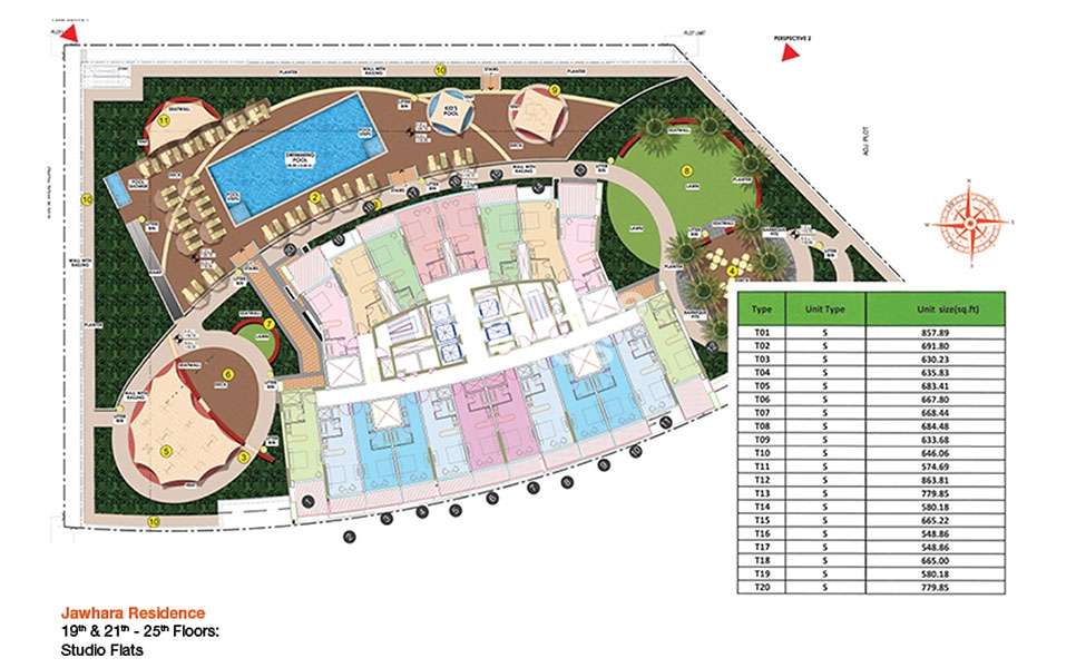 al jawhara residence project master plan image1