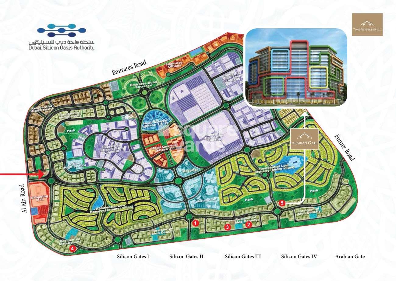 arabian gate apartments project master plan image1