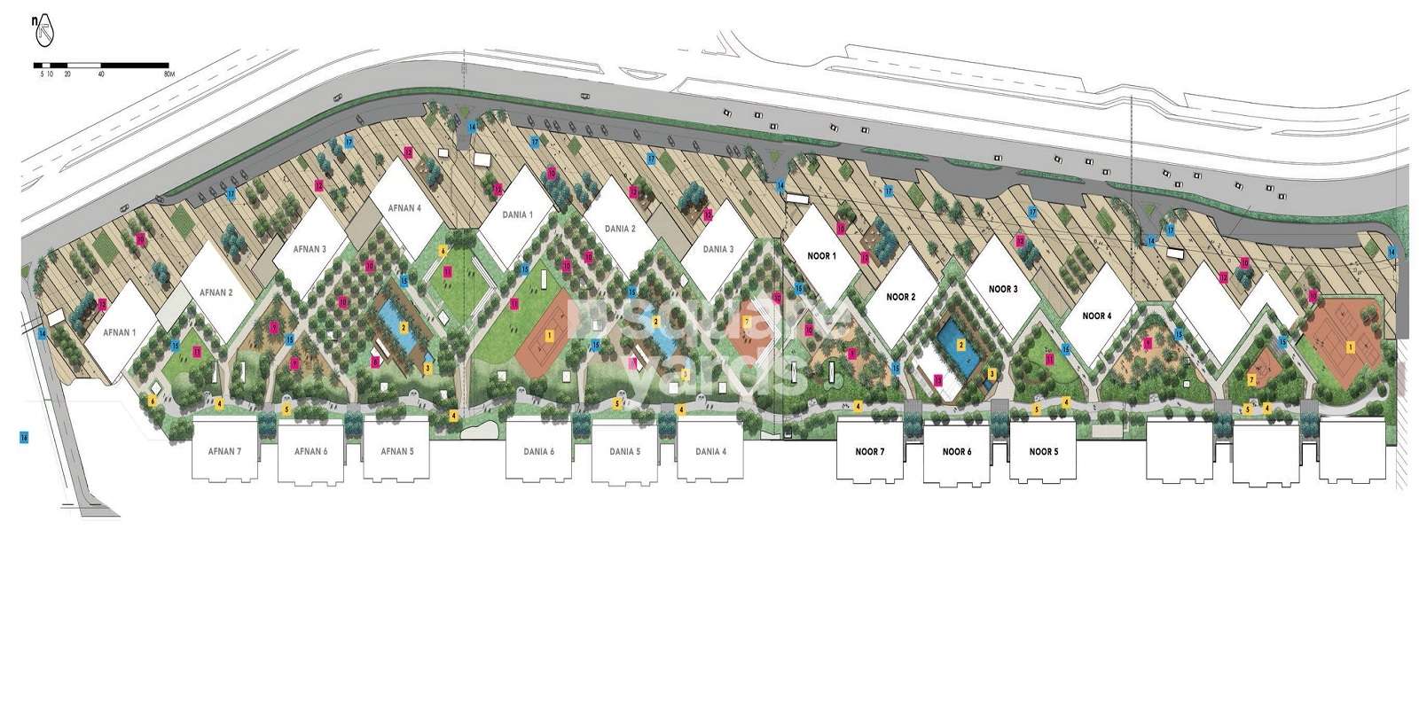 deyaar midtown noor project master plan image1