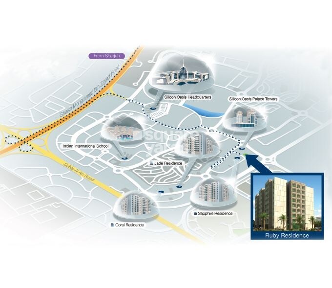 Representative image as actual visual unavailable for Deyaar Ruby Residence