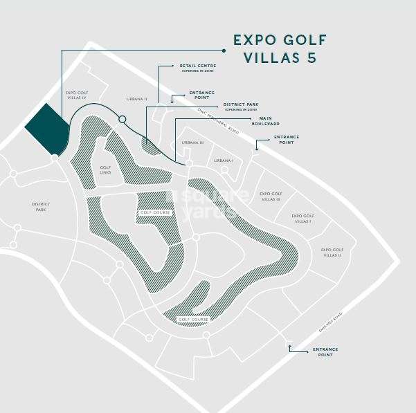 emaar expo golf villas phase 5 location image4