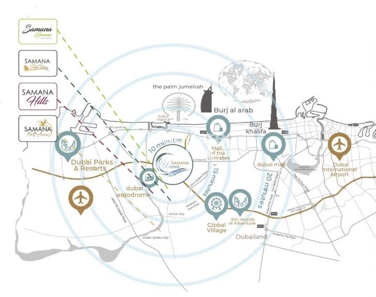 Representative image as actual visual unavailable for Samana Waves Residences