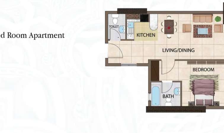 arabian gate apartments apartment 1 bhk 583sqft 20203926143900
