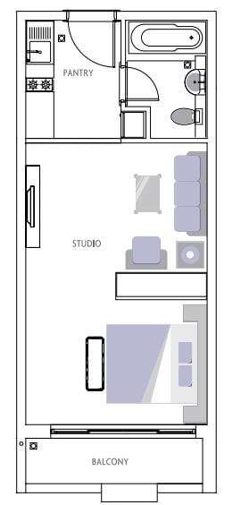 canal residence west spanish tower studio 669sqft81