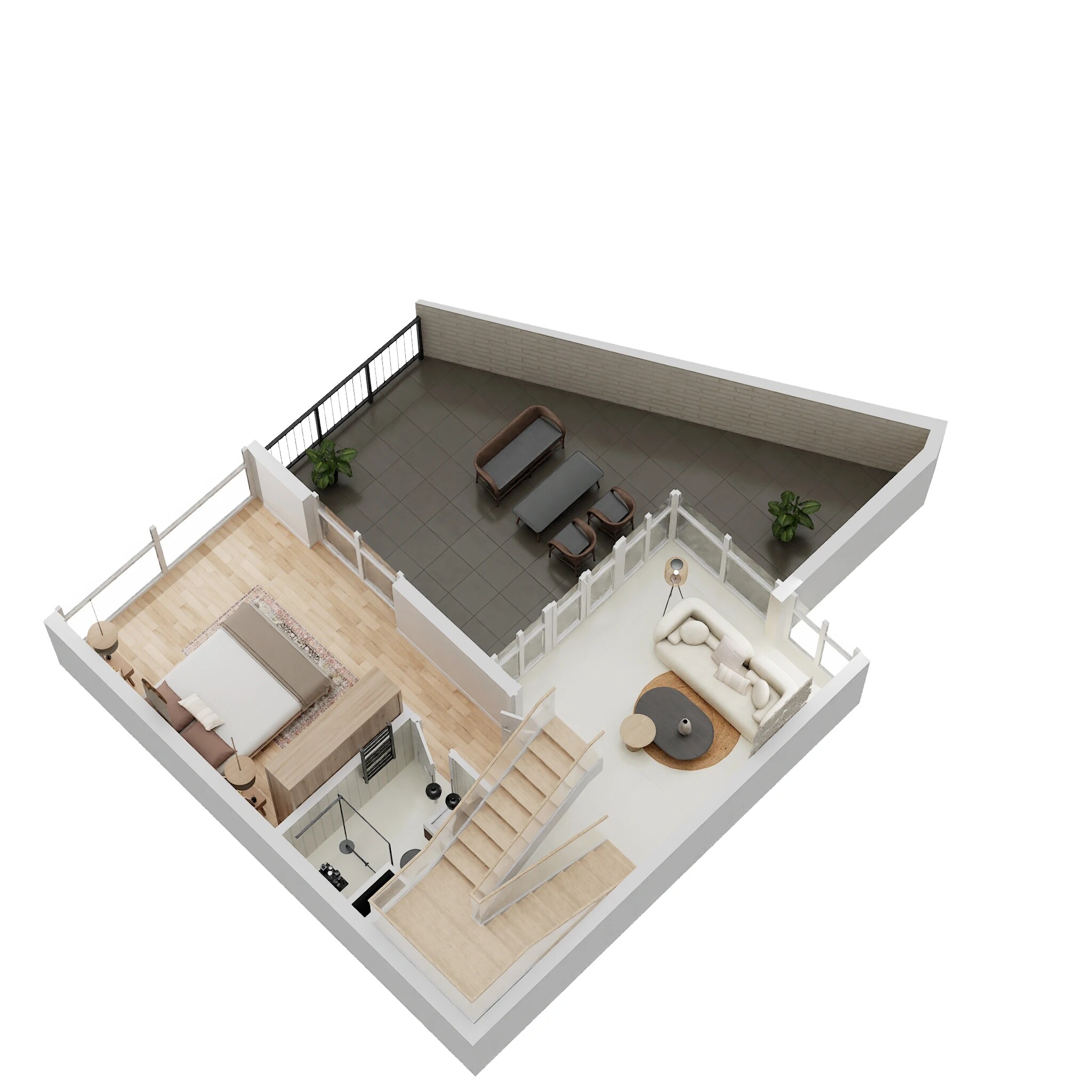 3 Beds 2600 Sq. Ft. Townhouse