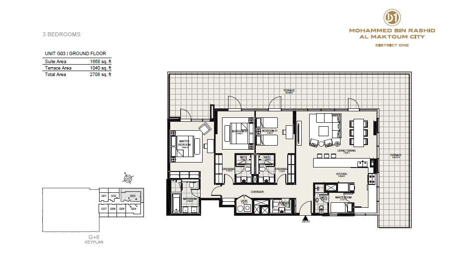 district one residences apartment 3 bhk 2708sqft 20233906003941