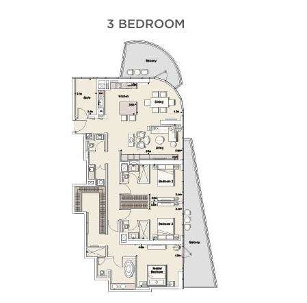 3 Bed 2499 Sq Ft Apartment For Sale In Ellington Rp Heights Dubai