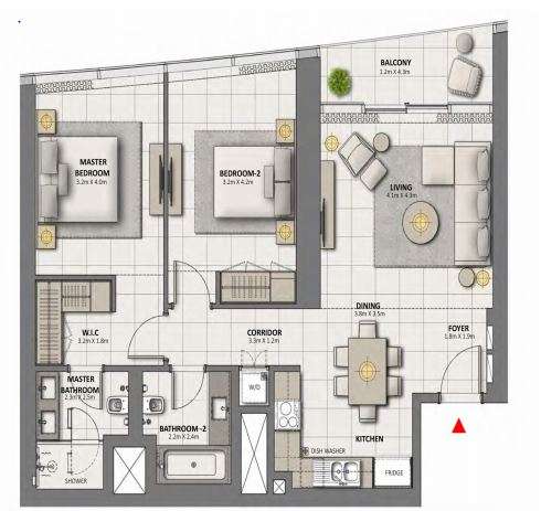 emaar grande signature residences apartment 2 bhk 1192sqft 20202014152031