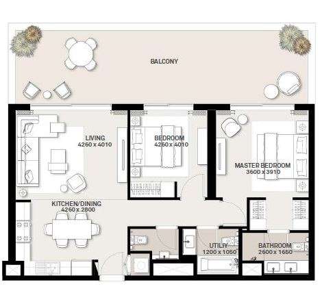 emaar green square apartment 2 bhk 1005sqft 20204118194105
