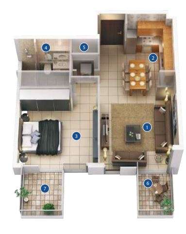 farhad azizi residence apartment 1bhk 661sqft61