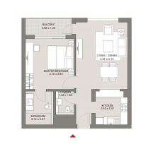 hartland aflux apartments apartment 1bhk 700sqft101