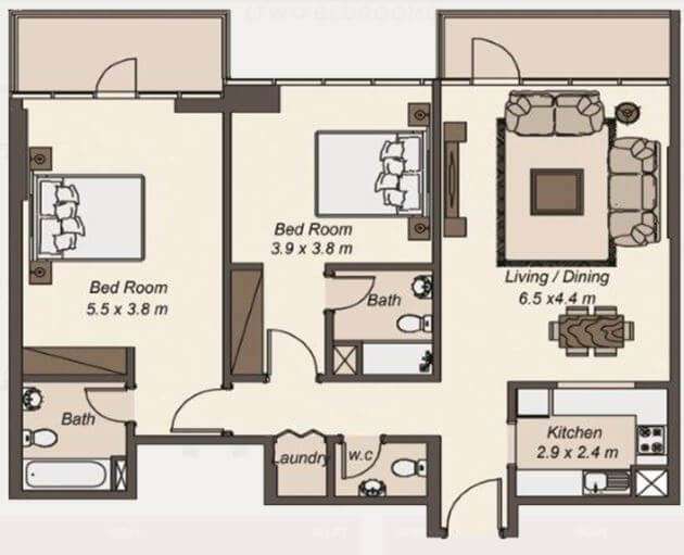 la riviera apartments apartment 2bhk 1279sqft61