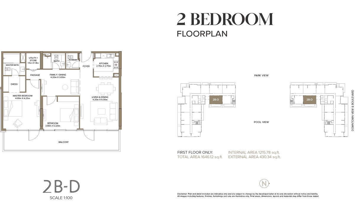 National 399 Hills Park Floor Plans - Unit Plans In Dubai Hills Estate ...