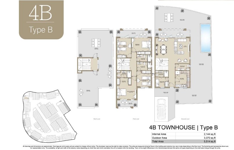 4 Beds 5514 Sq. Ft. Townhouse