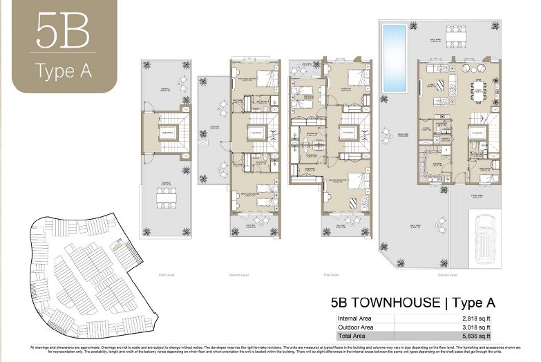 5 Beds 5836 Sq. Ft. Townhouse