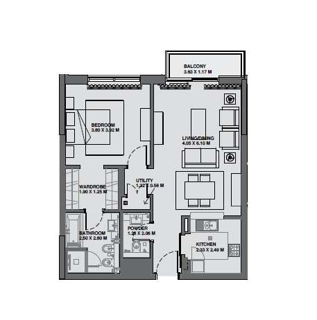 sobha hartland greens apartments apartment 1 bhk 853sqft 20234805184820