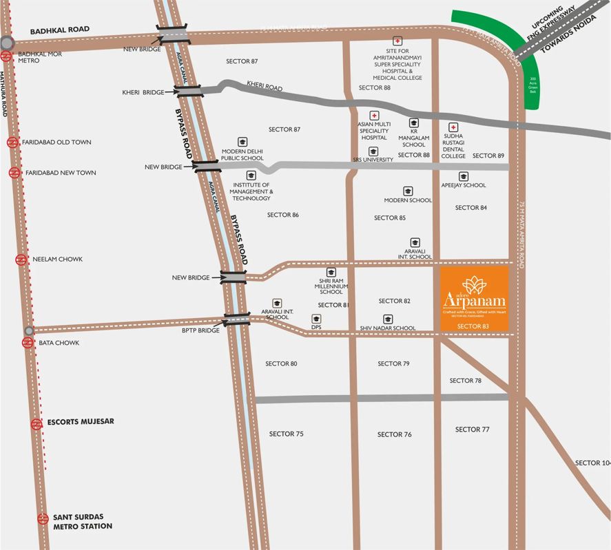 Adore Arpanam Location Image