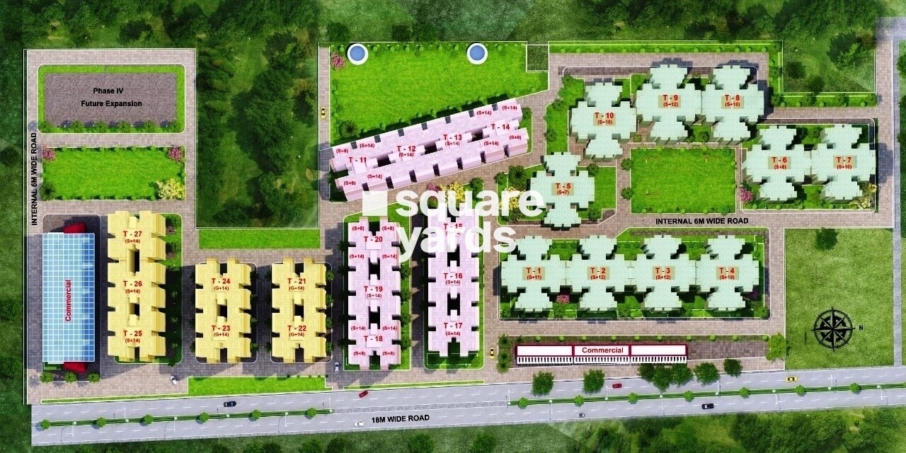 Adore Happy Homes Exclusive Phase 2 Master Plan Image