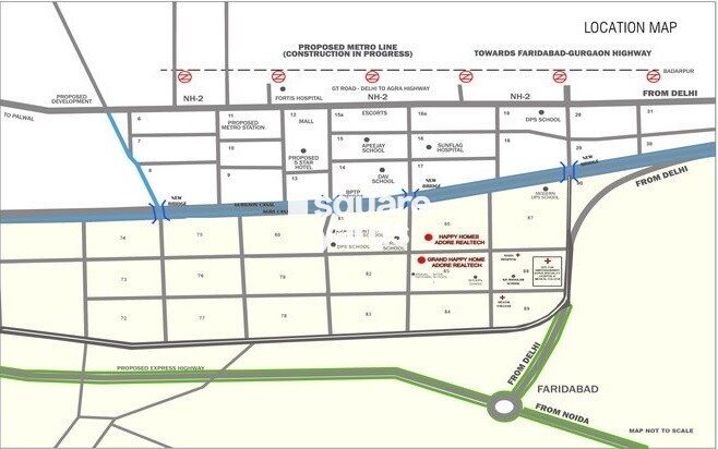 Adore Happy Homes Exclusive Location Image