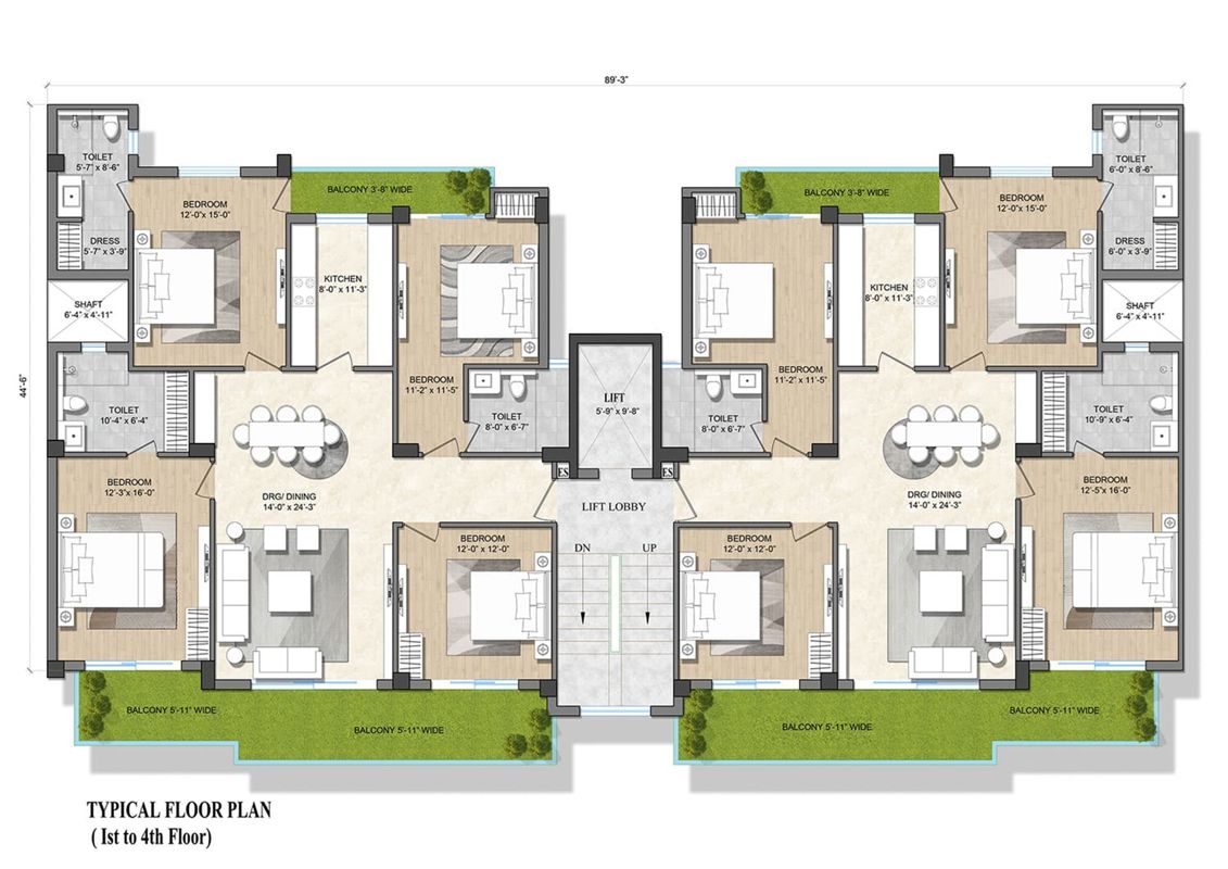 Adore Presidential World Floor Plans