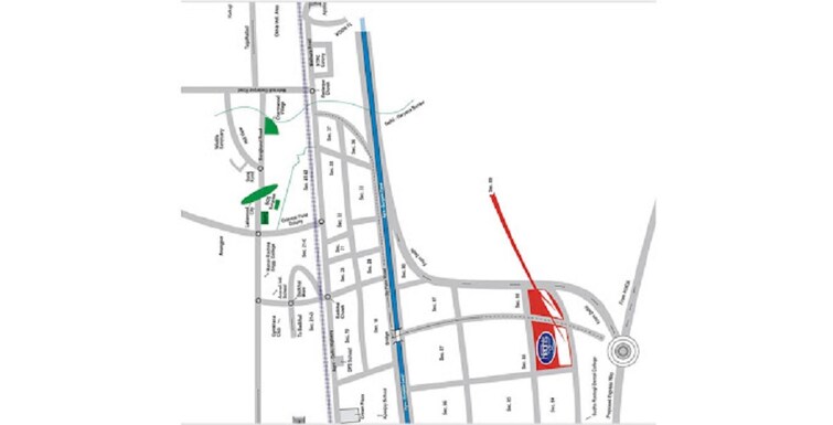 Adore Samriddhi Location Image