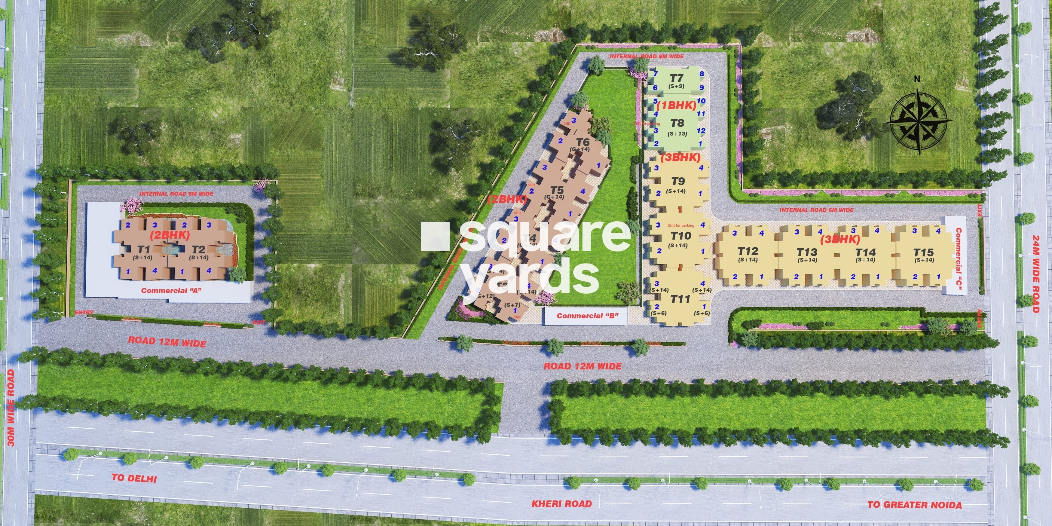 Adore Samriddhi Tower View