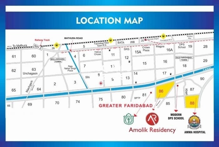 Amolik Residency Location Image