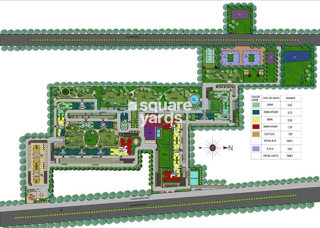 Ansal Faridabad Eye Master Plan Image