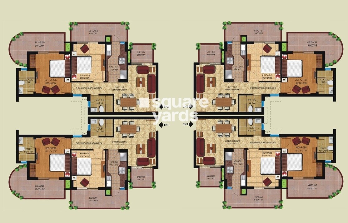 Ansal Royal Heritage Floor Plans
