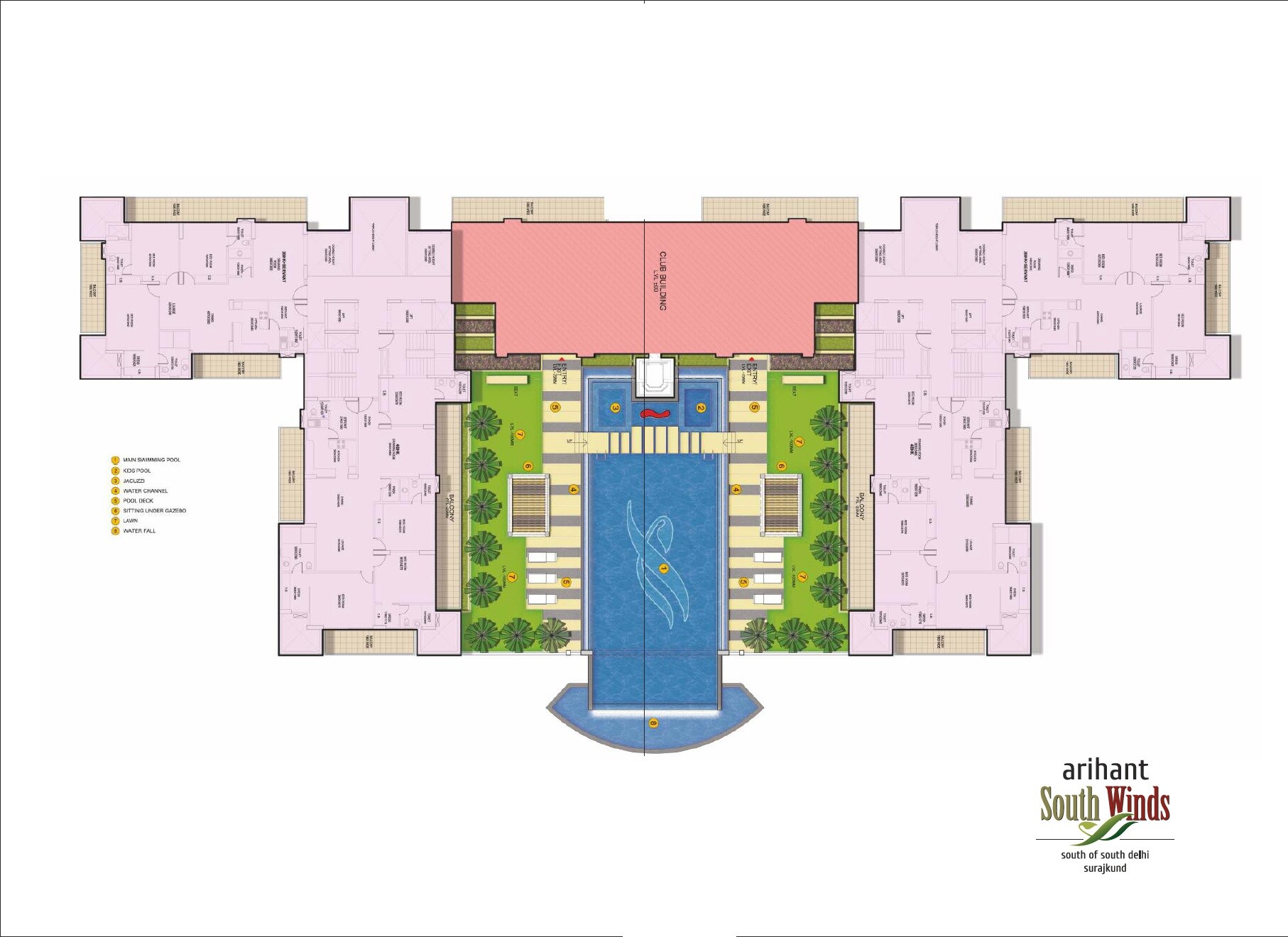 Arihant South Winds Floor Plans