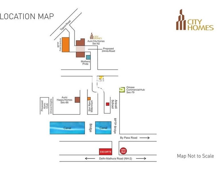 Auric City Homes Location Image