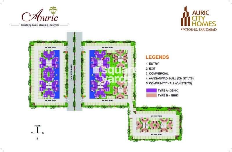 auric city homes project master plan image1
